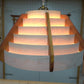 Designer Lampe aus Holz