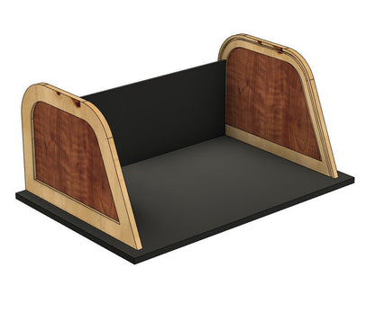 Holzrollo / Rollladenschrank