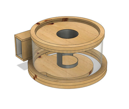 Zyklonabscheider Absauganlage (Bauplan)
