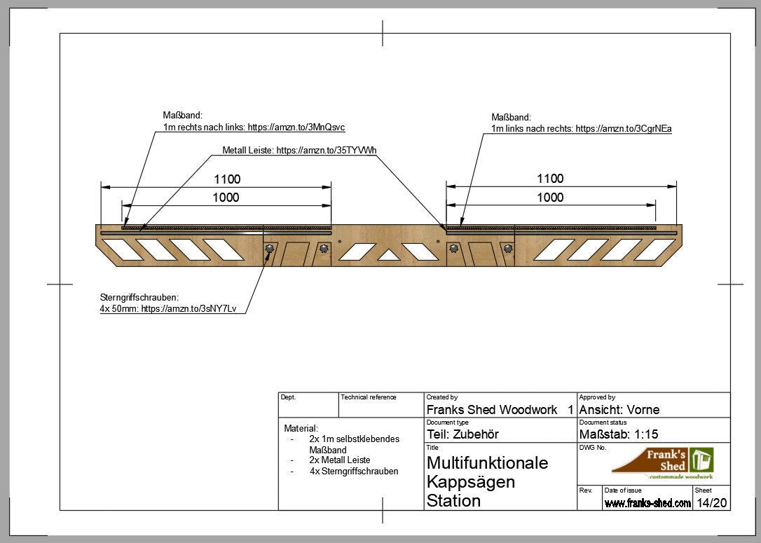 Kappsägenstation / Mitre Saw Stand