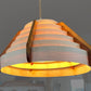 Designer Lampe aus Holz